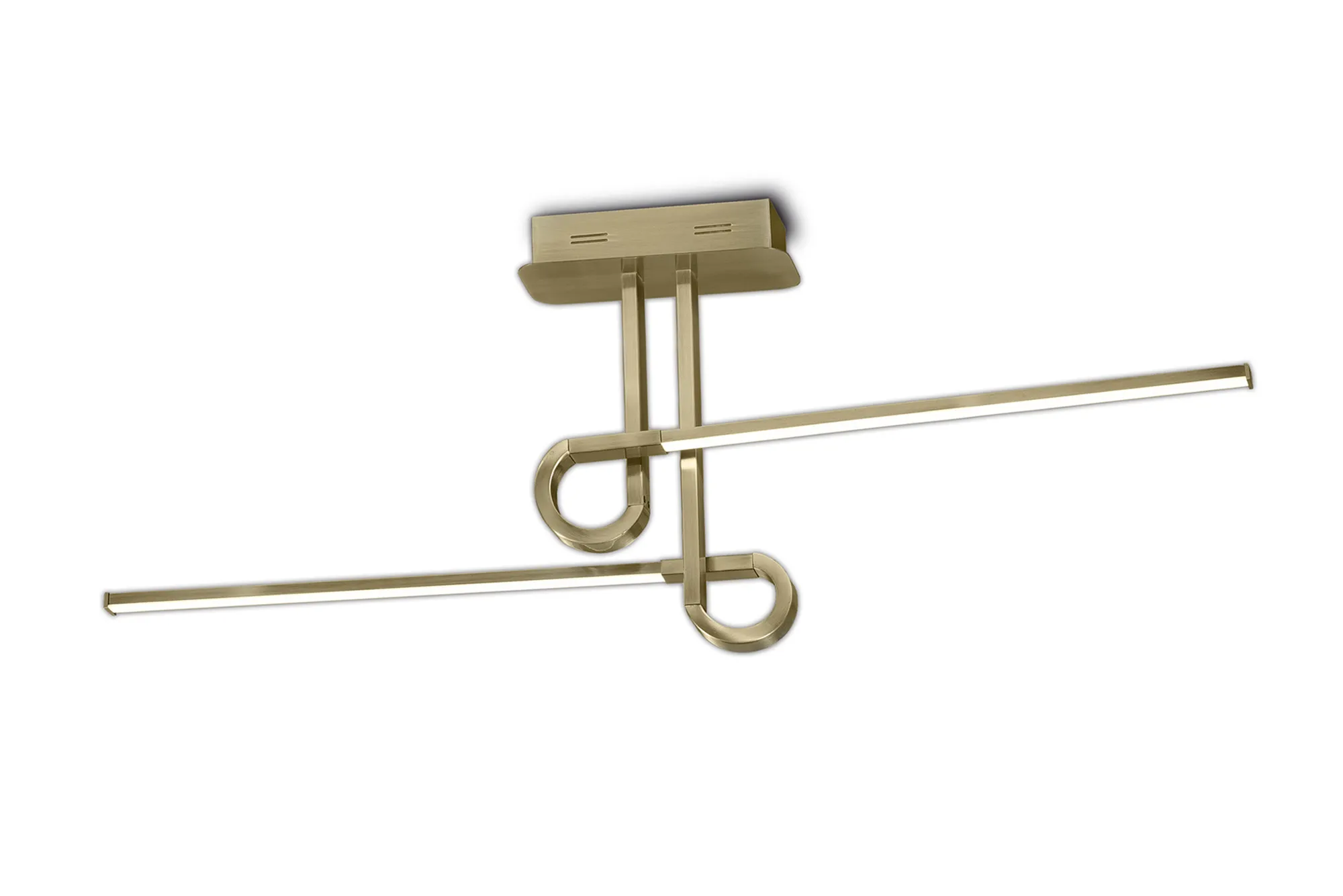 Cinto Antique Brass Ceiling Lights Mantra Linear Fittings